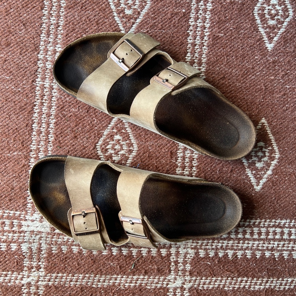 Men’s Birkenstock Arizona Softbed Sandal Tobacco 43